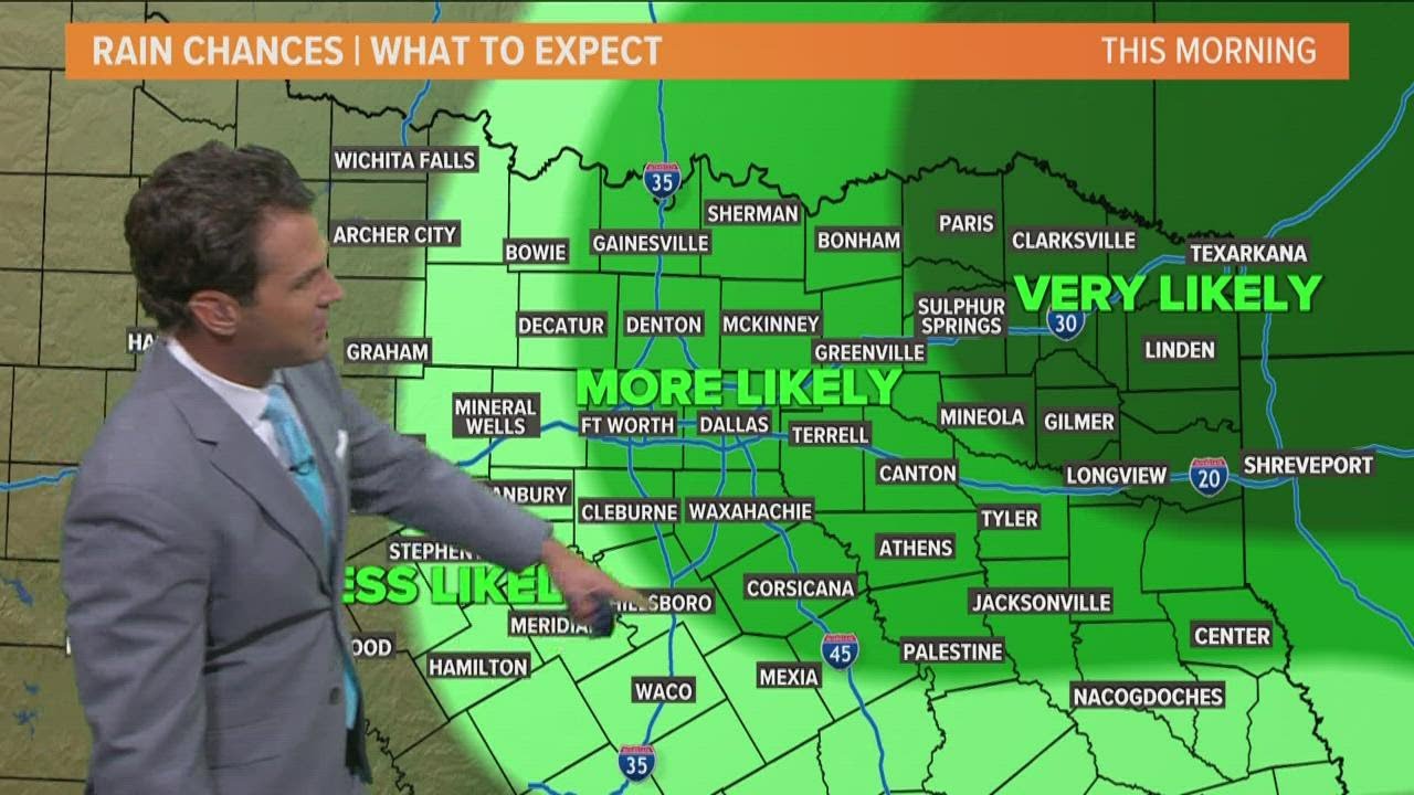 DFW weather: Tracking the rain this Halloween weekend - YouTube