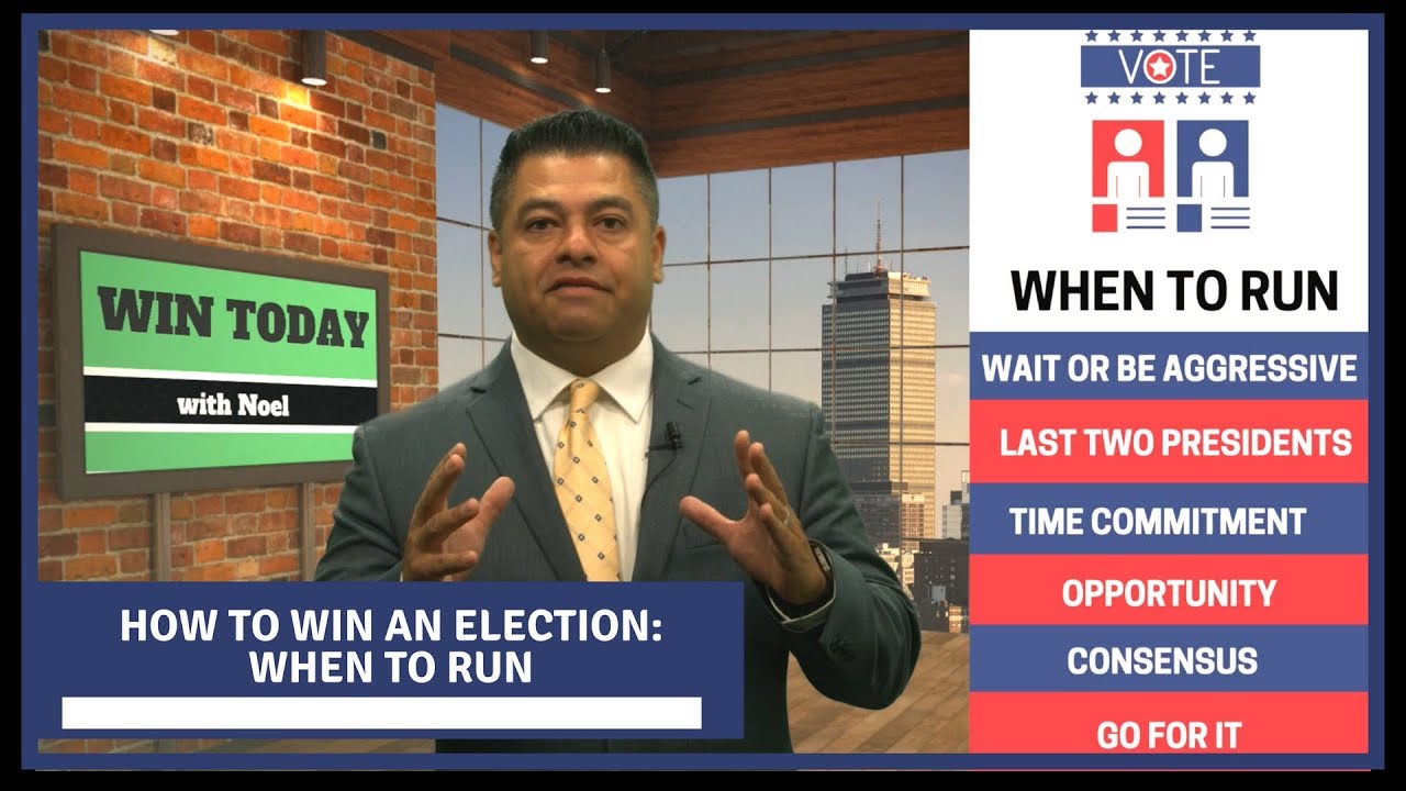 How to Win an Election: When To Run