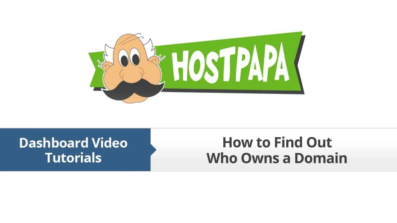HostPapa Dashboard: How to Find Out Who Owns a Domain