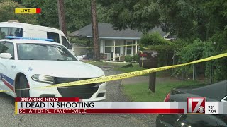 One dead in Fayetteville shooting
