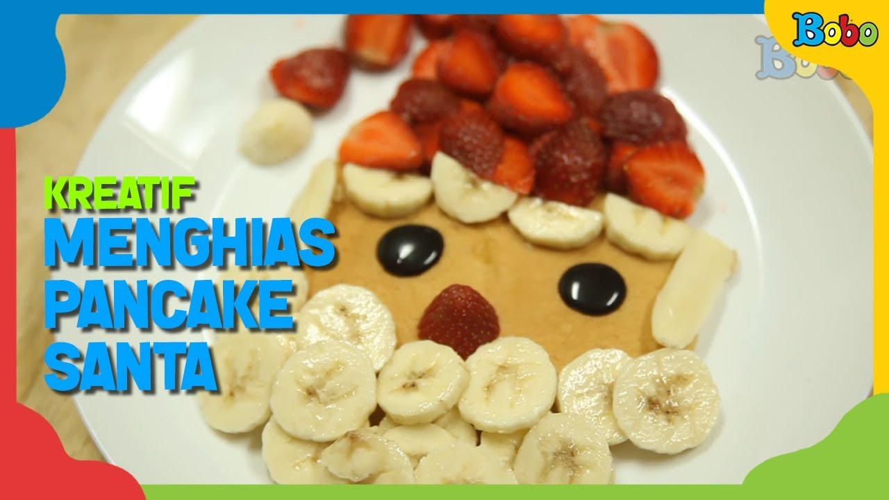 Kreatif Menghias Pancake Santa Youtube