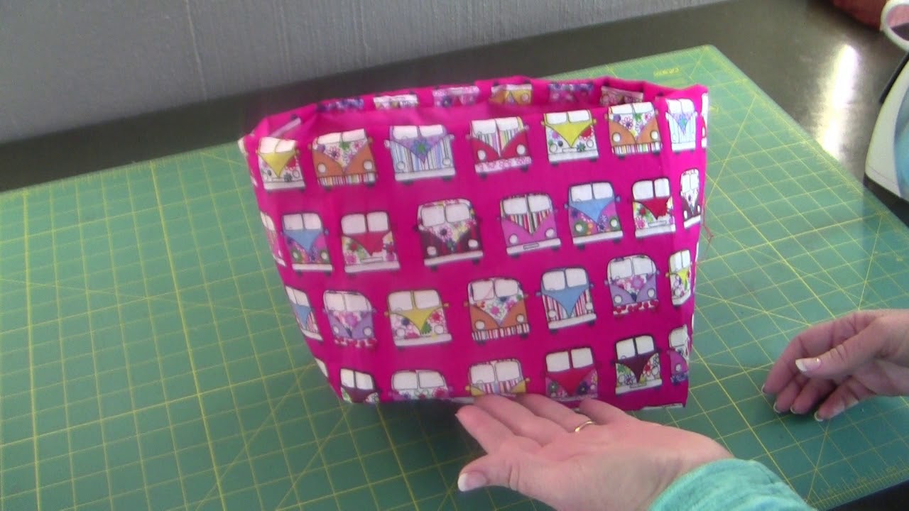 fabric baskets YouTube