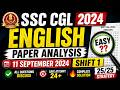 SSC CGL 2024 Tier-I Official Paper (Held On: 11 Sept, 2024 Shift 1)