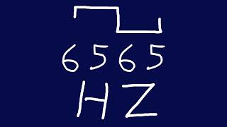 6565 hz square
