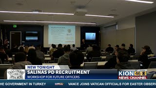 Salinas Police held a workshop Saturday to generate interest in a career in law enforcement