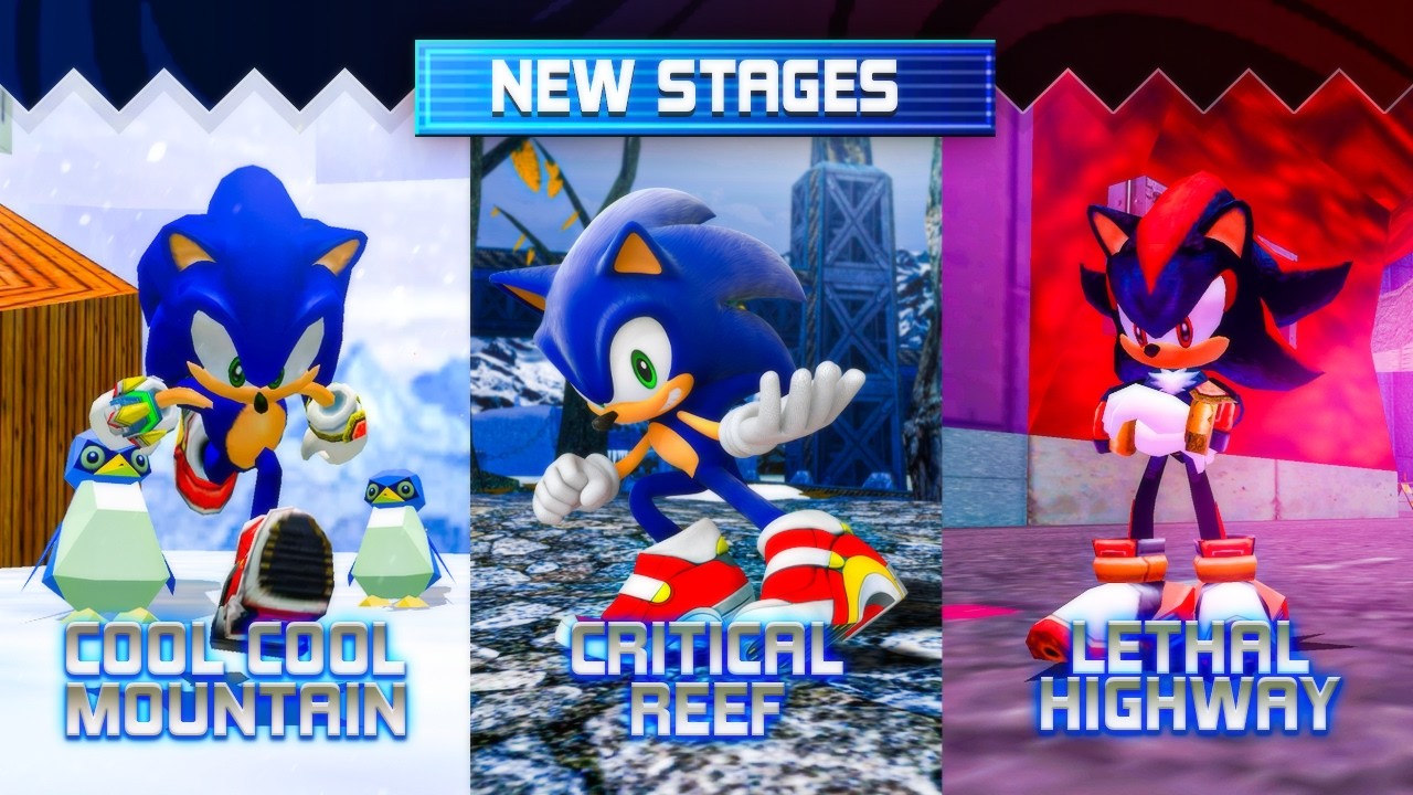 New Speed Stages in Sonic Adventure 2