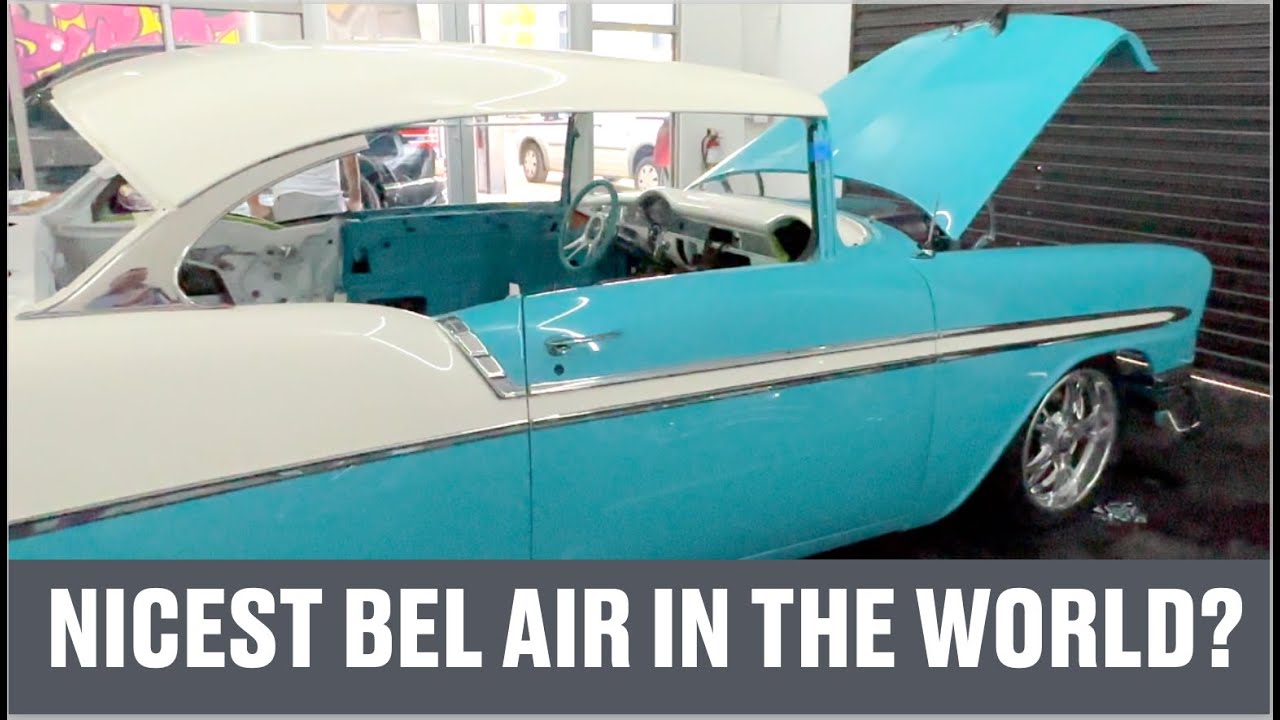 🔥 INSANE 1956 Chevy Bel Air Restomod | $200,000 Custom Build 💰 | Classic Muscle Car Reborn 🚘