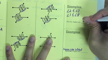 Parallel Lines & Transversal Vocabulary