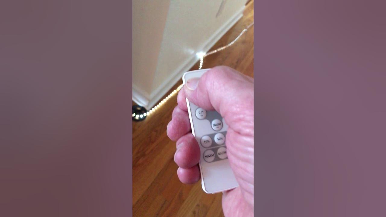 Video review of the Commercial Electric LED White Color Changing Tape