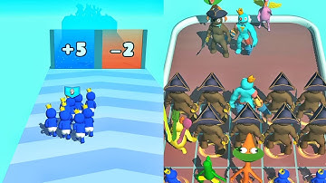 Merge Rainbow 3D Run Game Part 2 Gameplay