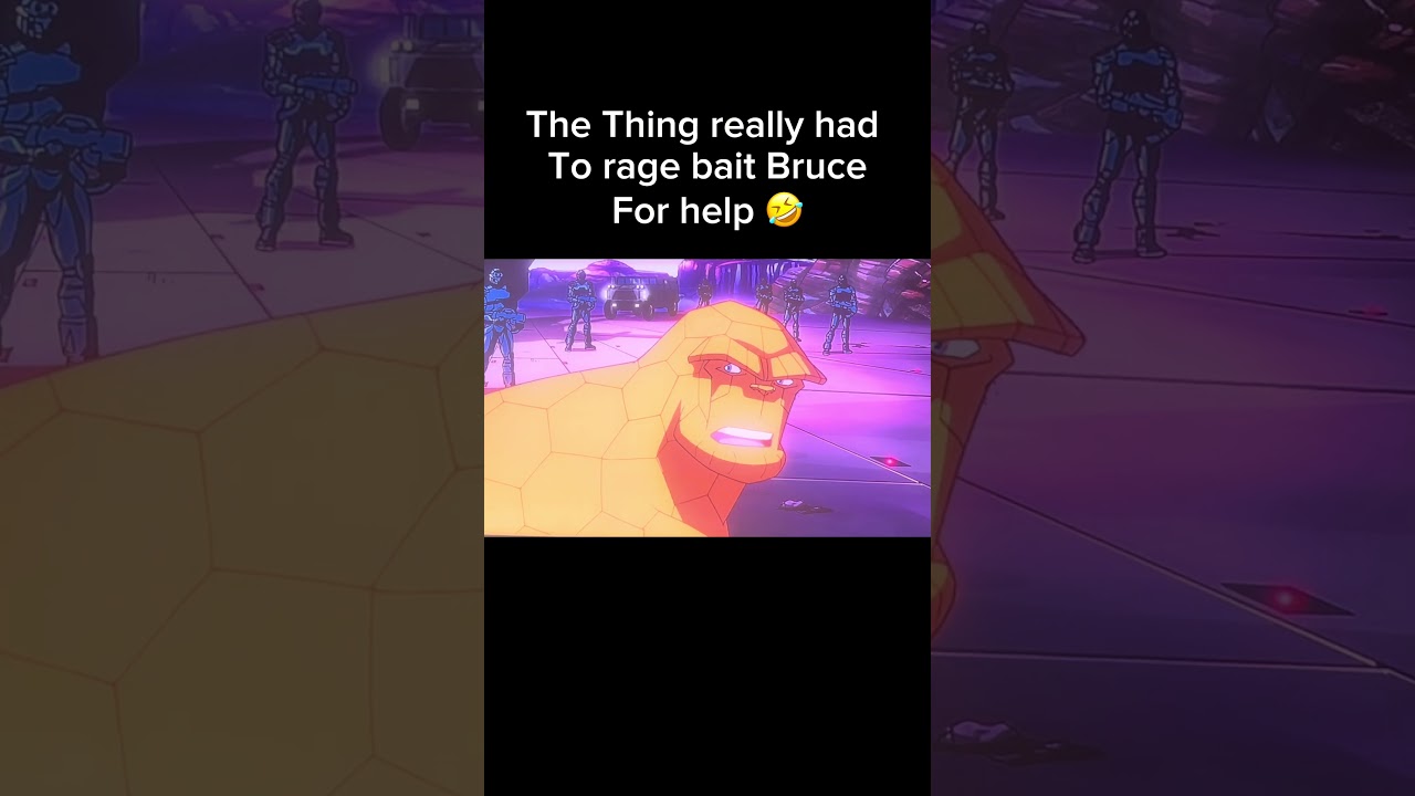 The Thing knew exactly what to say🤣 