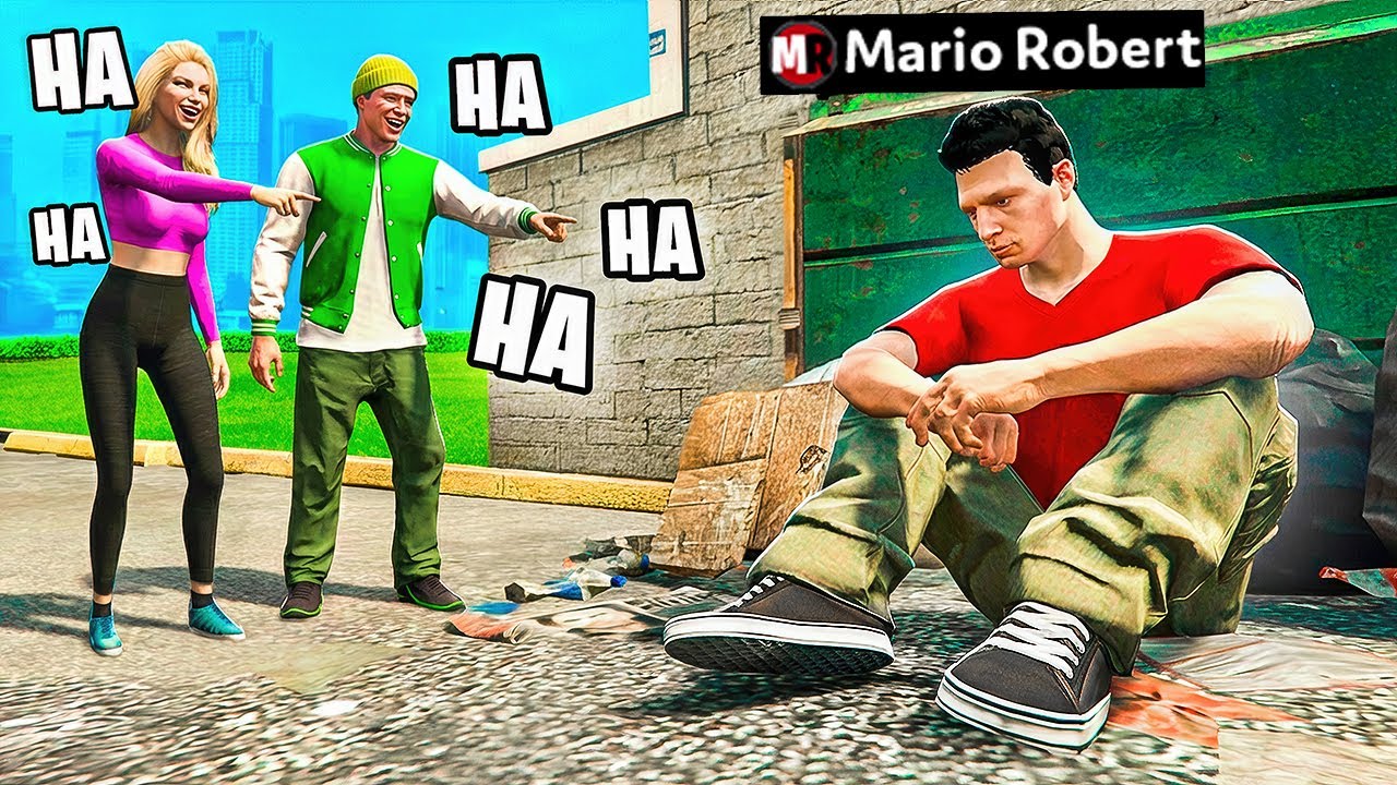 M-am prefăcut SARAC în GTA 5 că să văd cum sunt tratat…