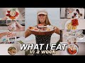 WHAT I EAT IN A WEEK & MY WORKOUTS *realistic*