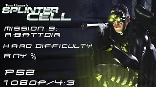 Tom Clancy&#39;s Splinter Cell (PS2) - Mission 9: Abattoir  - Any% Hard Difficulty