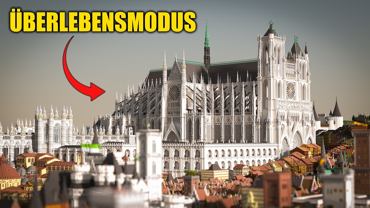 Der lange Weg zum Minecraft-Weltrekord: 8.100.000 Blöcke im Survival [XXL Film]