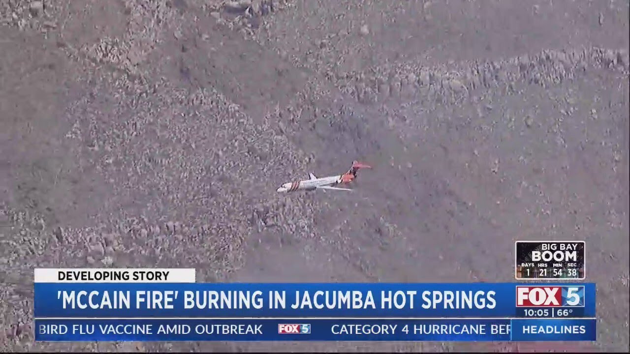 McCain Fire burning in rural East County - YouTube