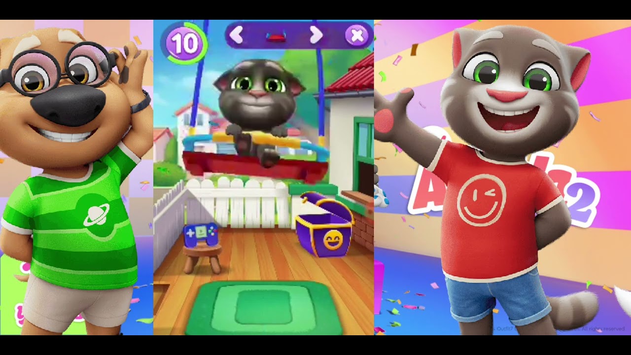 My Talking TOM 10 years old.