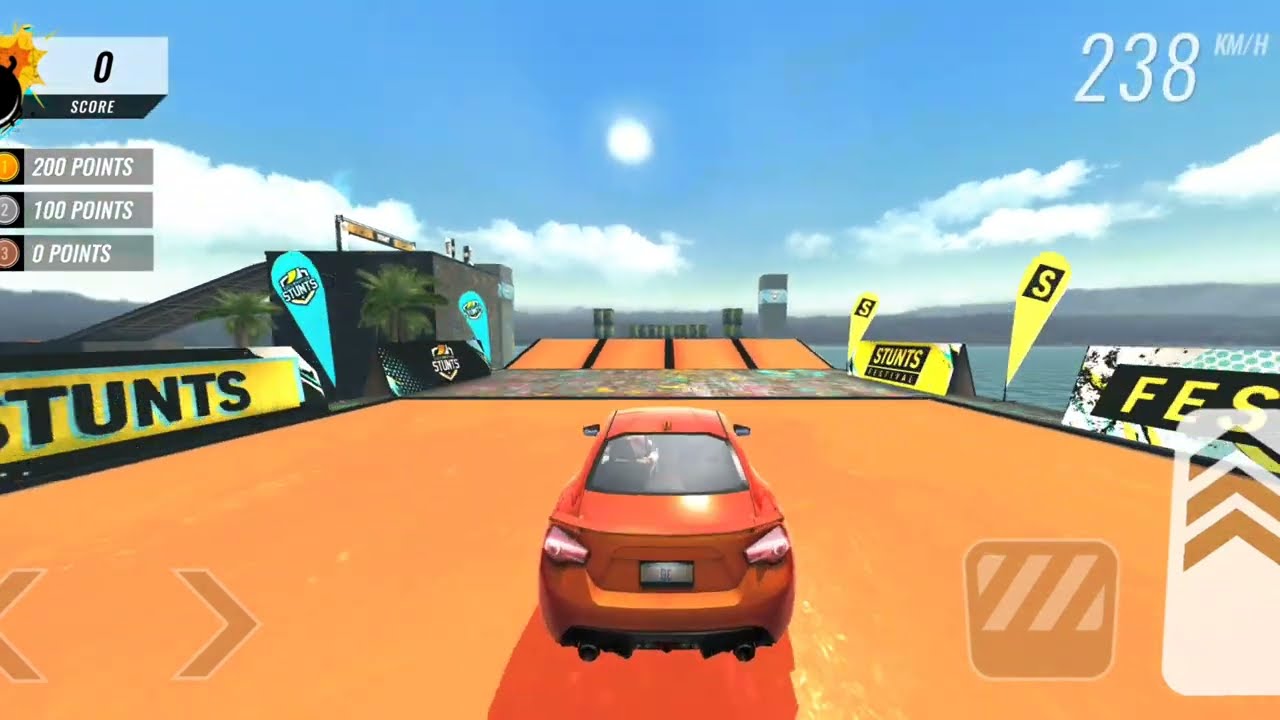 Impossible Car Stunts Driving - Sport Car Tanks Blast and car Racing 2022 - Android Gameplay........