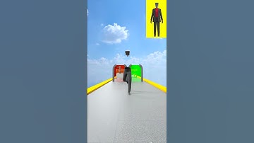 Help Cameraman to Build Hunk Body Queen Run Challenge #skibiditoilet #shorts