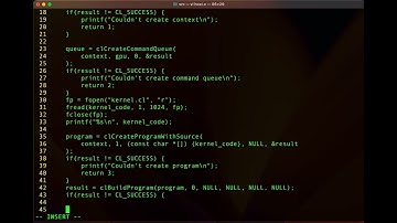 Using OpenCL and C to Perform Operations on the GPU