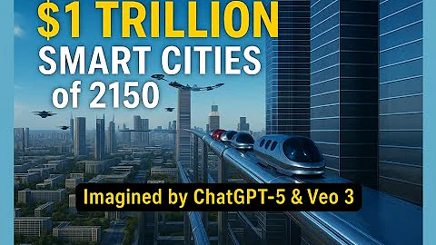 $1 Trillion Smart Cities of 2150 — Imagined by ChatGPT 5 & Veo 3 - Viral AI Video