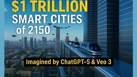 $1 Trillion Smart Cities of 2150 — Imagined by ChatGPT 5 & Veo 3 - Viral AI Video