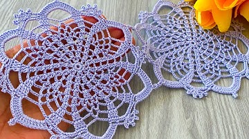 Perfect Crochet Motif Pattern❗️Runner, Blouse, Sweater Step by Step Tutorial