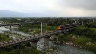 台鐵8001次DR3100型試運轉通過(和榮陸橋)