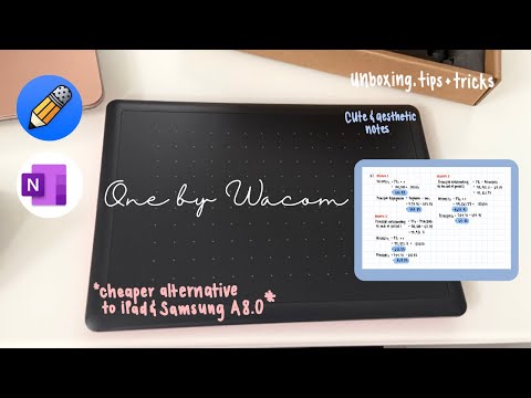 ONE BY WACOM Unboxing, Review + Tips (Digital Note-taking using OneNote and Notability)