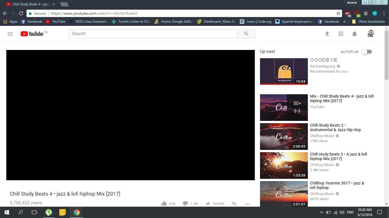 black screen firefox youtube