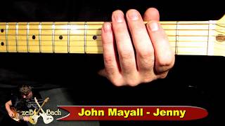 Jak Grać  Na Gitarze BLUESA-JENNY -John Mayall