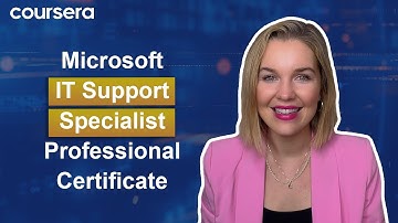 Prepare for Enterprise IT Roles with the Microsoft IT Support Professional Certificate