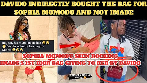 Davido expose Sophia after she was caught secretly Rocking imade's Dior bag that her fada gifted her