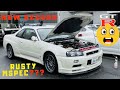 RECORD PRICE NISSAN SKYLINE GTR R34 MSPEC AT USS TOKYO AUCTION HOUSE.