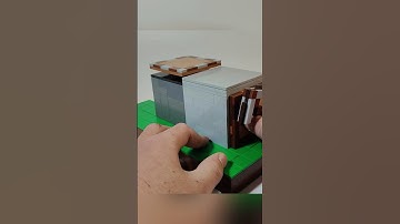 How to make WORKING Piston with  Item Frame - Lego Minecraft(tutorial) #shorts