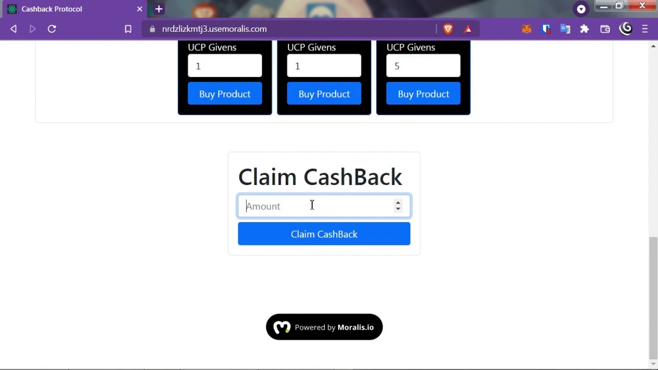 Universal Cashback Protocol 2021 - v1.0.0