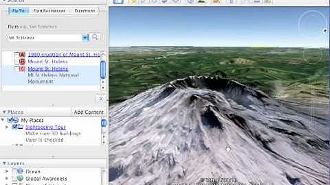 Google Earth - Step 1: Folders and placemarks