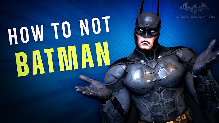 Batman forgets how to Batman