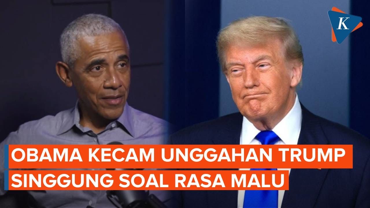 Obama Respon soal Unggahan Video Trump, Singgung Rasa Malu Publik
