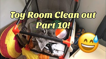 Hoarders Heart: Toy Room Clean Out Part 10! Clothes & Shopping Basement for Organizing Pieces!
