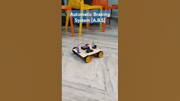 Automatic braking system for Electric vehicles #arduinorobot