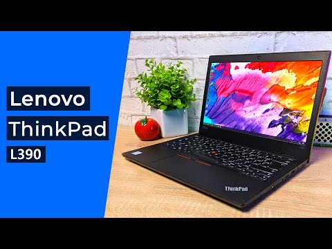 Видео: Обзор 💻 Lenovo Thinkpad L390 - бюджетный офисный ноутбук (+ Skyrim, WoT FPS Test)
