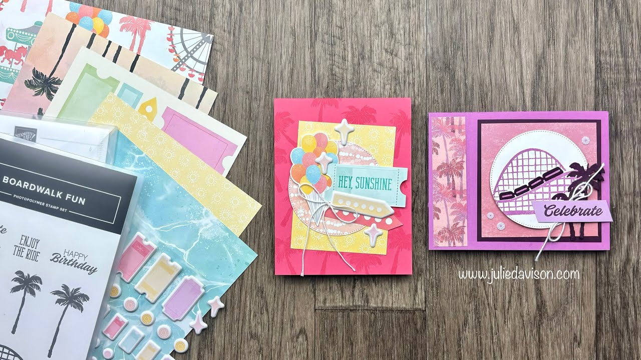 Stampin' Up! Beach Boardwalk Suite CASE the Catalog Card Ideas | 2