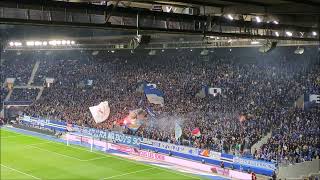RC Strasbourg - OGC Nice : (11) Pyro - Tribune Ouest 2025/2026 CDF 1/2 Finale