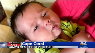 Parents Welcome Home Baby Born During Hurricane Ian