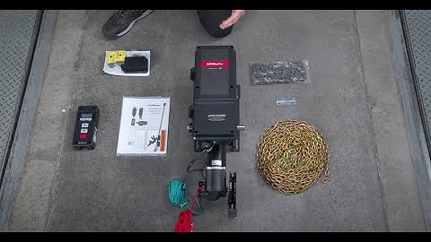 How to Install the LiftMaster Maxum Hoist Operator Models JDC and JHDC