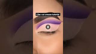 learn how to do lilac cut crease #lilac #eyeshadowtutorial #eyemakeup #makeuptutorial #makeuphacks
