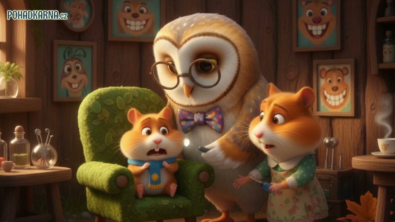 Křeček Tlapík a bolavý zoubek - Audio pohádka na dobrou noc | Pohádka pro děti