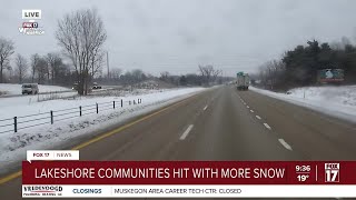 Elliot Grandia discusses road conditions along 196