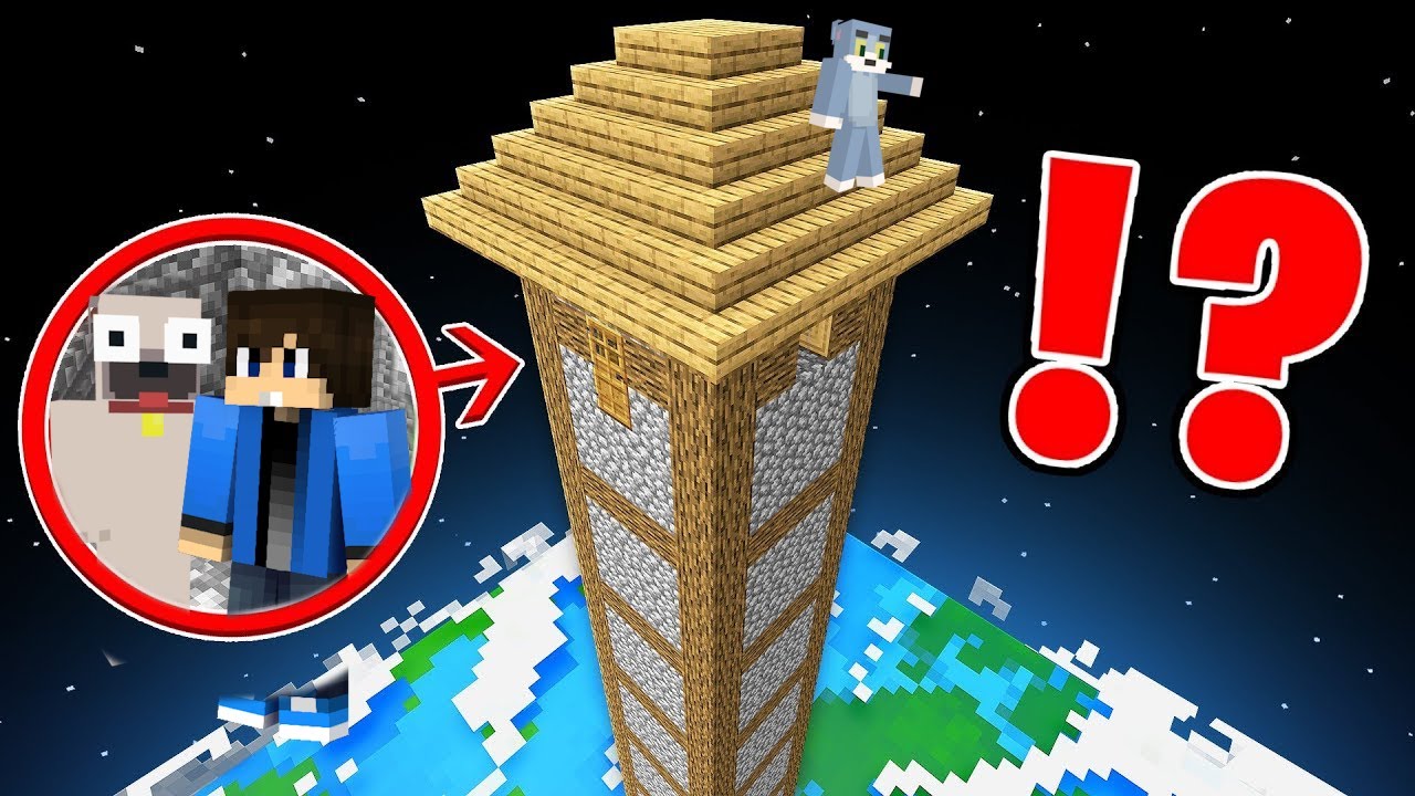 FELMÁSZTAM A LEGHOSSZABB HÁZBA A MINECRAFTBAN!